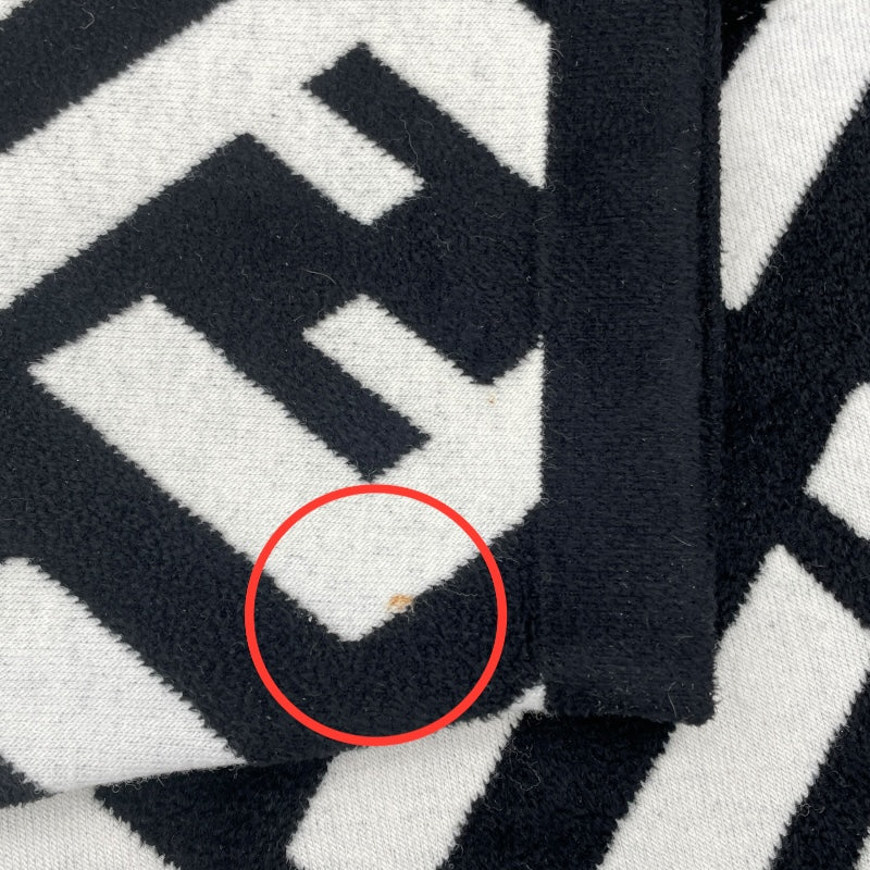 フェンディ FENDI FF総柄タートルネックニットポンチョ FZY639A3PU アイボリー/ブラック ウール レディース ポンチョ