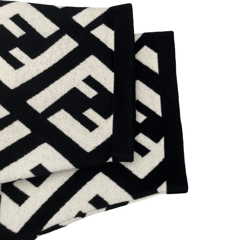 フェンディ FENDI FF総柄タートルネックニットポンチョ FZY639A3PU アイボリー/ブラック ウール レディース ポンチョ