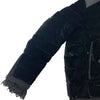 モンクレール MONCLER BEATRICE ベロアダウンジャケット ブラック ベロア レディース ダウンジャケット