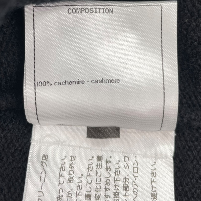 シャネル CHANEL チェーン装飾ニットセーター P62947 ブラック カシミア レディース セーター
