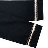 シャネル CHANEL チェーン装飾ニットセーター P62947 ブラック カシミア レディース セーター