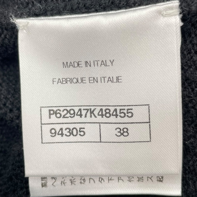 シャネル CHANEL チェーン装飾ニットセーター P62947 ブラック カシミア レディース セーター
