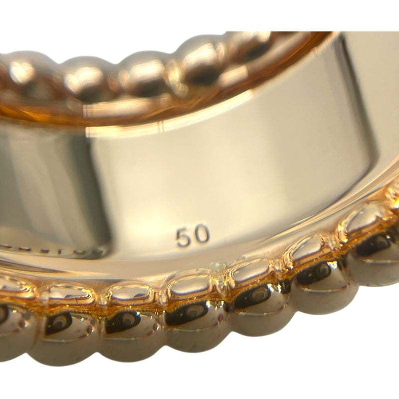 ヴァンクリーフ＆アーペル Van Cleef & Arpels ぺルレ5連リング ピンクゴールド 750 ジュエリー
