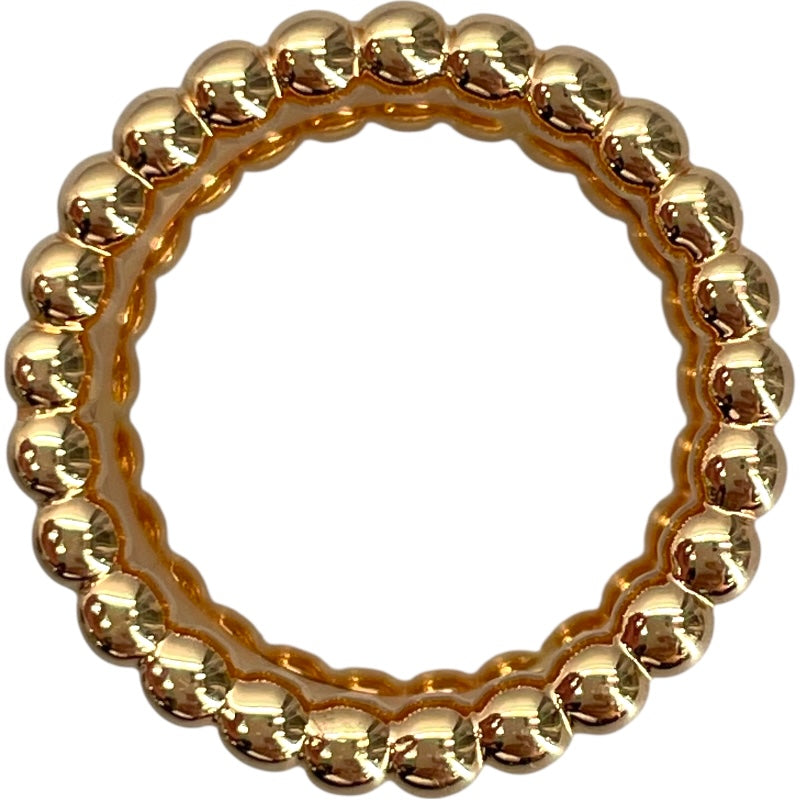 ヴァンクリーフ＆アーペル Van Cleef & Arpels ぺルレ5連リング ピンクゴールド 750 ジュエリー