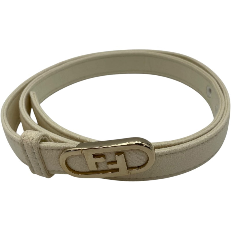 フェンディ FENDI ベルト付シャツジャケット FJ7262 アイボリー 羊毛 レディース その他アウター