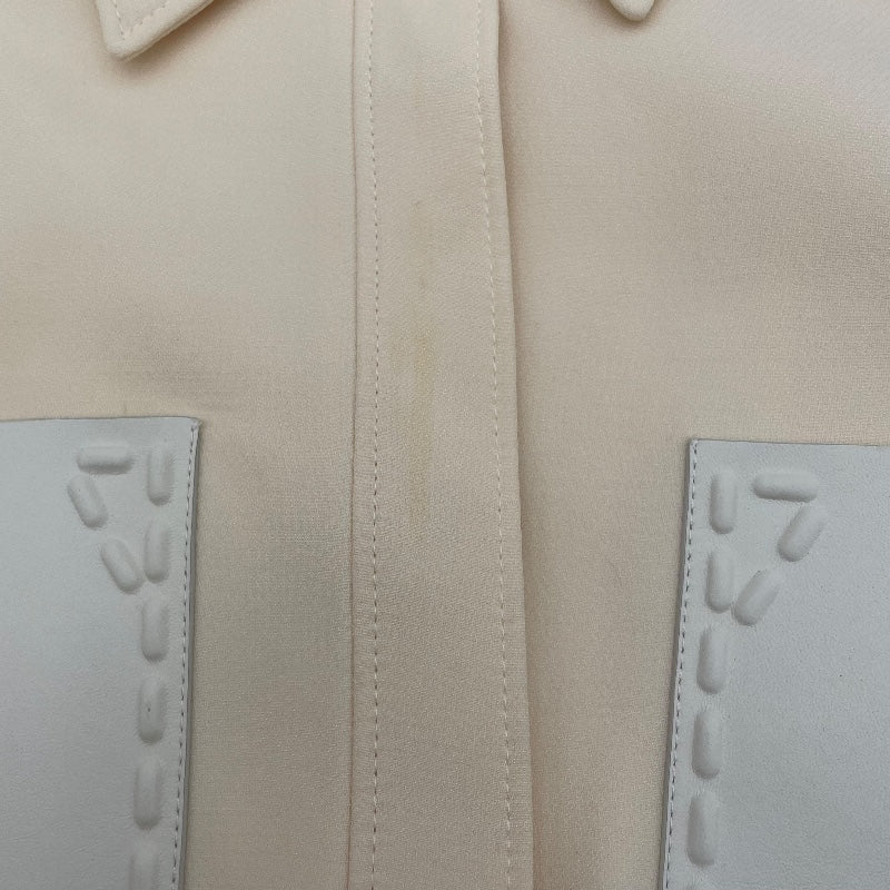 フェンディ FENDI ベルト付シャツジャケット FJ7262 アイボリー 羊毛 レディース その他アウター