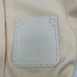 フェンディ FENDI ベルト付シャツジャケット FJ7262 アイボリー 羊毛 レディース その他アウター