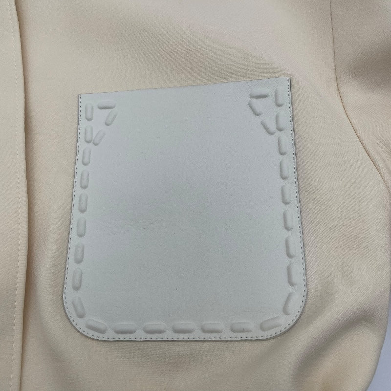 フェンディ FENDI ベルト付シャツジャケット FJ7262 アイボリー 羊毛 レディース その他アウター