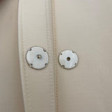 フェンディ FENDI ベルト付シャツジャケット FJ7262 アイボリー 羊毛 レディース その他アウター