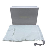 ジミーチュウ JIMMY CHOO グリッターヒールパンプス シルバー レザー レディース パンプス