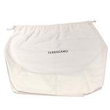 サルヴァトーレ・フェラガモ Salvatore Ferragamo ガンチーニ柄ショルダーバッグ オレンジ レザー メンズ ショルダーバッグ