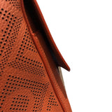 サルヴァトーレ・フェラガモ Salvatore Ferragamo ガンチーニ柄ショルダーバッグ オレンジ レザー メンズ ショルダーバッグ