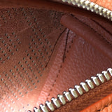 サルヴァトーレ・フェラガモ Salvatore Ferragamo ガンチーニ柄ショルダーバッグ オレンジ レザー メンズ ショルダーバッグ