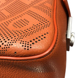 サルヴァトーレ・フェラガモ Salvatore Ferragamo ガンチーニ柄ショルダーバッグ オレンジ レザー メンズ ショルダーバッグ