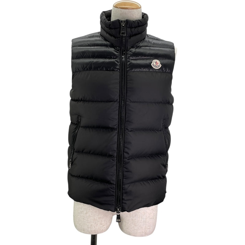 モンクレール MONCLER DUPRES　ダウンベスト A20914337085　54654 ブラック ナイロン メンズ ダウンベスト