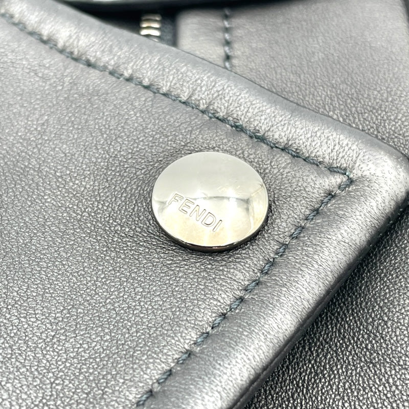 フェンディ FENDI レザーライダースジャケット FPJ621 ブラック レザー レディース その他アウター