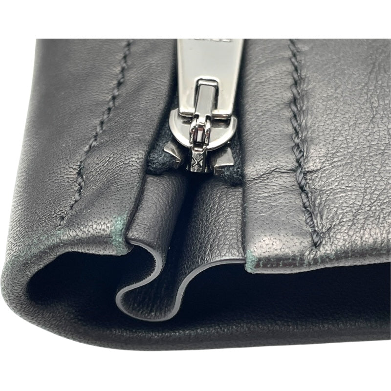 フェンディ FENDI レザーライダースジャケット FPJ621 ブラック レザー レディース その他アウター