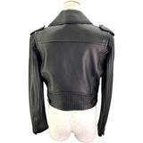 フェンディ FENDI レザーライダースジャケット FPJ621 ブラック レザー レディース その他アウター