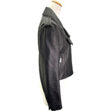 フェンディ FENDI レザーライダースジャケット FPJ621 ブラック レザー レディース その他アウター