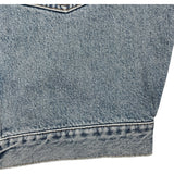 ミュウミュウ miu miu デニムベスト 45851 ブルー コットン レディース ベスト