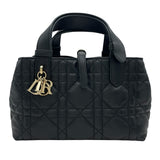 クリスチャン・ディオール Christian Dior トゥジュール スモール M2822OSNW_M900 ブラック GD金具 カーフ レディース ハンドバッグ