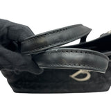 クリスチャン・ディオール Christian Dior カナージュパナレア トートバッグ ブラック SV金具 コーティングキャンバス レディース トートバッグ