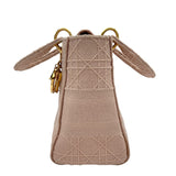 クリスチャン・ディオール Christian Dior レディディライト ミディアム ピンク GD金具 キャンバス キャンバス レディース ショルダーバッグ