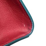 フェンディ FENDI トロワジュール 8BH279-5R4 グレー レッド カーフレザー レディース ショルダーバッグ