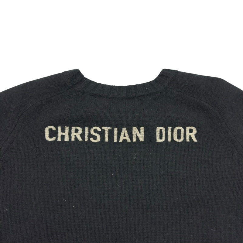 クリスチャンディオール ボクシーセーター ニット カシミヤ 黒 36 DHL送料込*ディオール*J'ADIOR8カシミアボクシーニットセーター (Dior