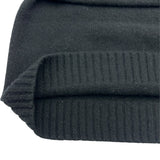 クリスチャン・ディオール Christian Dior バックロゴカシミヤニットセーター 144S76AM002 ブラック カシミヤ レディース セーター