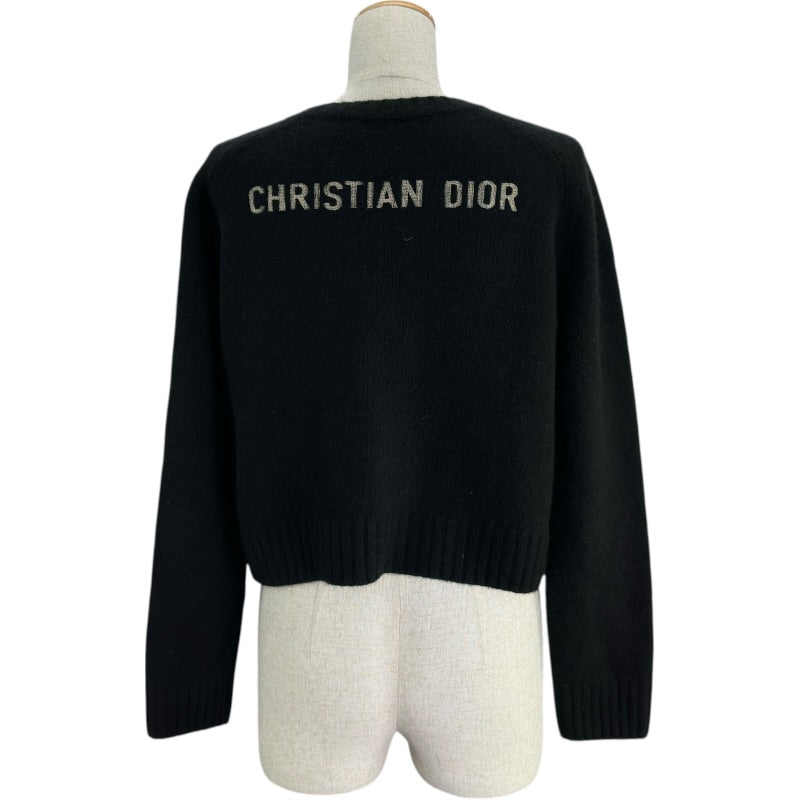 クリスチャン・ディオール Christian Dior バックロゴカシミヤニット