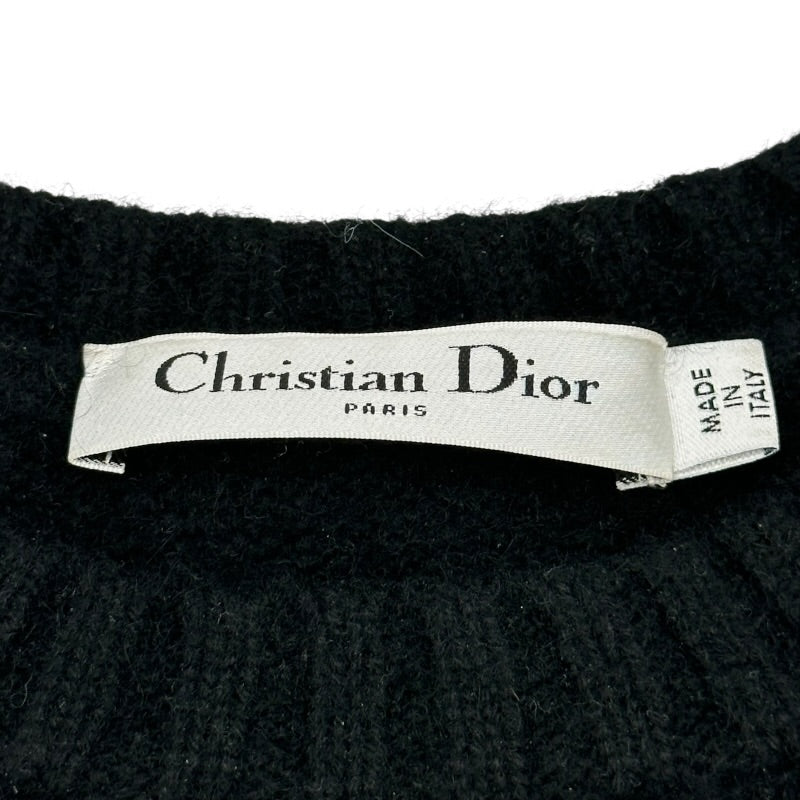 クリスチャン・ディオール Christian Dior バックロゴカシミヤニット