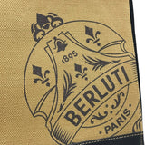 ベルルッティ Berluti ニノGM ベージュ キャンバス/レザー メンズ クラッチバッグ