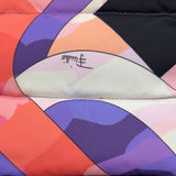 エミリオ・プッチ EMILIO PUCCI フォックスファー総柄ダウンコート 46YA05 パープル ナイロン レディース その他アウター