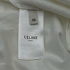セリーヌ CELINE トリオンフロゴ刺繍半袖Tシャツ 2X45C671Q ホワイト コットン レディース 半袖Ｔシャツ