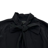 ジバンシィ GIVENCHY ボウタイシルクブラウス BW60WZ12EH ブラック シルク レディース ブラウス