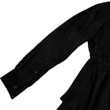 バーバリーロンドン BURBERRY LONDON ストライプロゴボウタイシルクブラウス 8048857 ブラック シルク レディース ブラウス