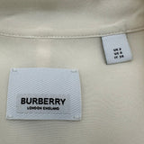 バーバリーロンドン BURBERRY LONDON ホースフェリープリントシルクシャツ 8042483 アイボリー シルク レディース 半袖シャツ