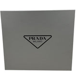 プラダ PRADA トライアングルロゴレザーショートブーツ ブラック レザー レディース ブーツ