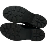 プラダ PRADA トライアングルロゴレザーショートブーツ ブラック レザー レディース ブーツ