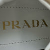 プラダ PRADA トライアングルロゴローカットスニーカー 1E709N ベージュ レザー レディース スニーカー