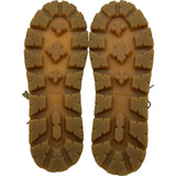 プラダ PRADA トライアングルロゴローカットスニーカー 1E709N ベージュ レザー レディース スニーカー