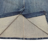 ミュウミュウ miu miu ロゴポケットデニムスカート GWD318 インディゴ デニム レディース スカート