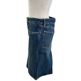 ミュウミュウ miu miu ロゴポケットデニムスカート GWD318 インディゴ デニム レディース スカート