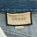 グッチ GUCCI GGロゴボタンデニムスカート 723512 ブルー コットン レディース スカート