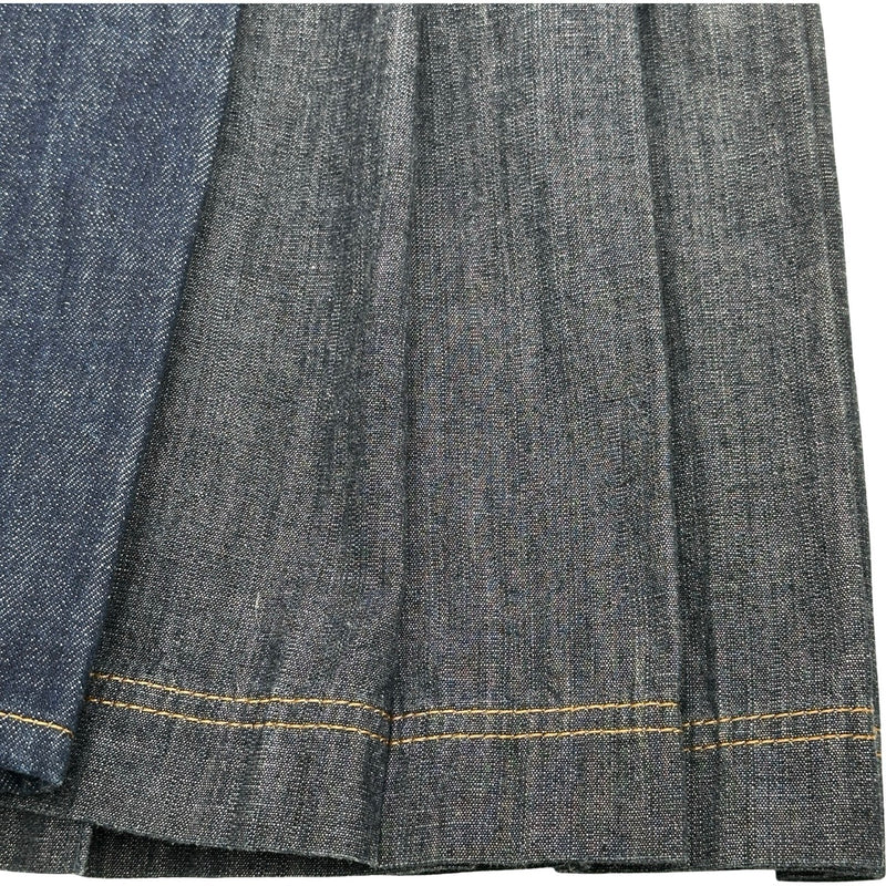 クリスチャン・ディオール Christian Dior プリーツデニムスカート