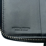 ボッテガ・ヴェネタ BOTTEGA VENETA イントレチャート コンパクトウォレット ネイビー イントレチャート ユニセックス 二つ折り財布