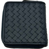 ボッテガ・ヴェネタ BOTTEGA VENETA イントレチャート コンパクトウォレット ネイビー イントレチャート ユニセックス 二つ折り財布