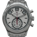 パテック・フィリップ PATEK PHILIPPE アニュアルカレンダー クロノグラフ 5960/1A-001 シルバー ステンレススチール 自動巻き メンズ 腕時計