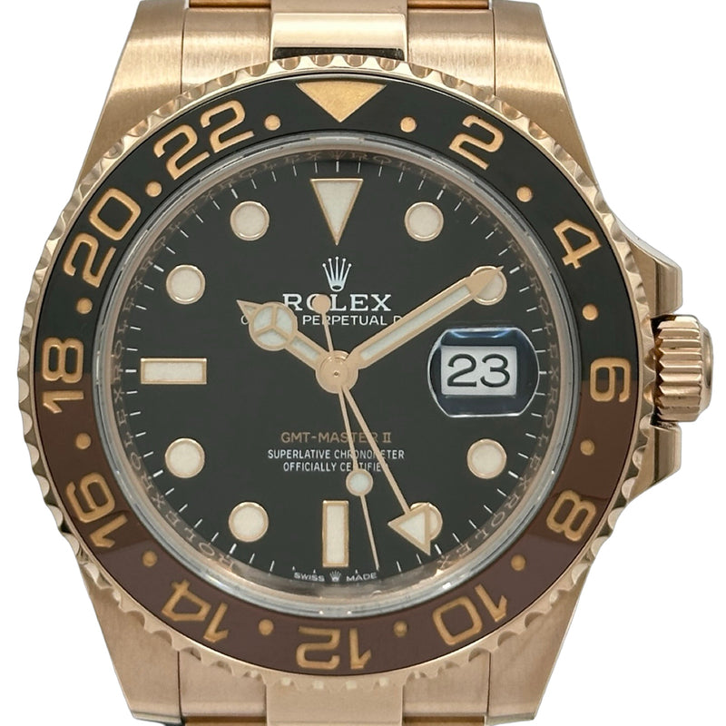 ロレックス ROLEX GMTマスター2 126715CHNR ピンクゴールド ピンク